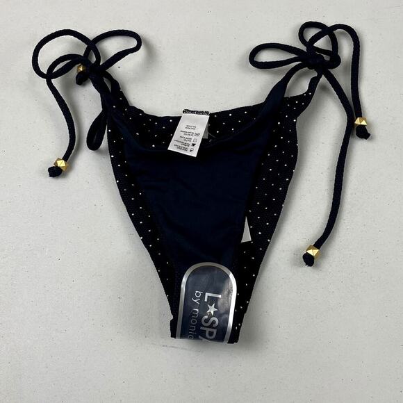 L*Space Lennox Classic Bikini Bottom Black S - Picture 5 of 8